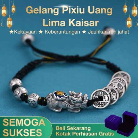 Gelang Pixiu Uang Lima Kaisar