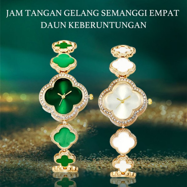 Jam tangan gelang batu permata semanggi ..