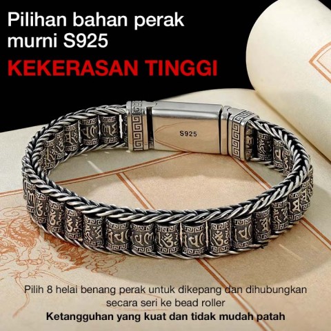 Gelang Perak 925 yang dapat diputar Passepartout