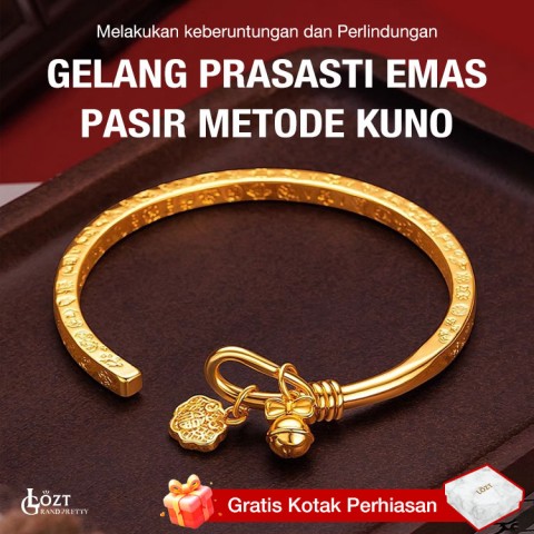 Gelang Prasasti Pasir Emas Metode Kuno
