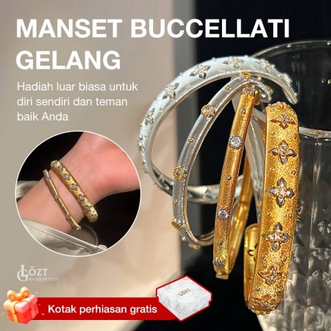 Gelang manset sikat Buccellati