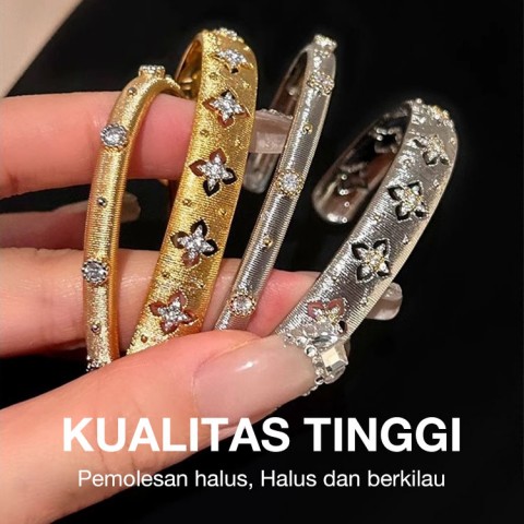 Gelang manset sikat Buccellati