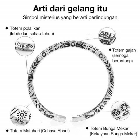 gelang totem antik
