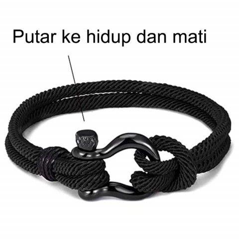 Untuk Anakku Mencintaimu selamanya Nautical Gelang - Aku akan selalu bersamamu