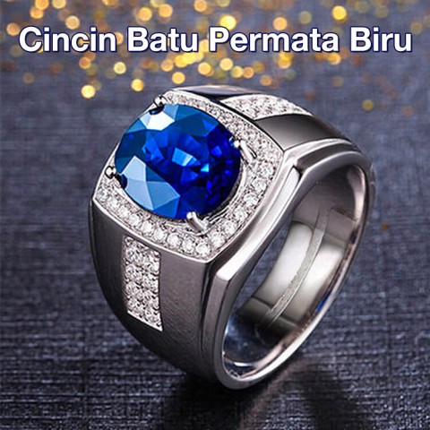 Cincin Batu Permata Biru