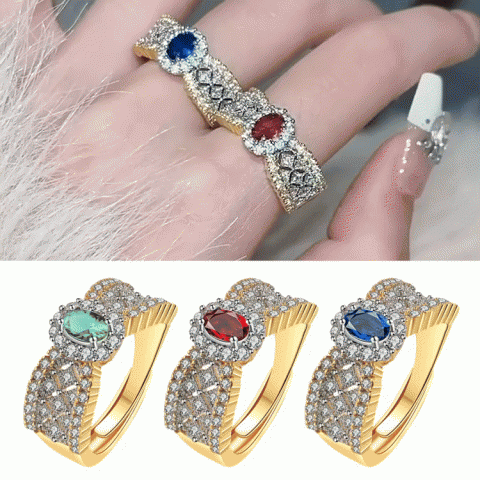 Cincin Batu Permata Berlian Emas