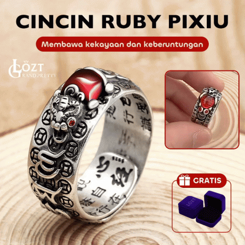 Cincin Ruby Pixiu