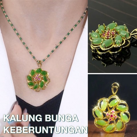 kalung bunga keberuntungan