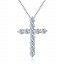 Kalung Salib Moissanite 