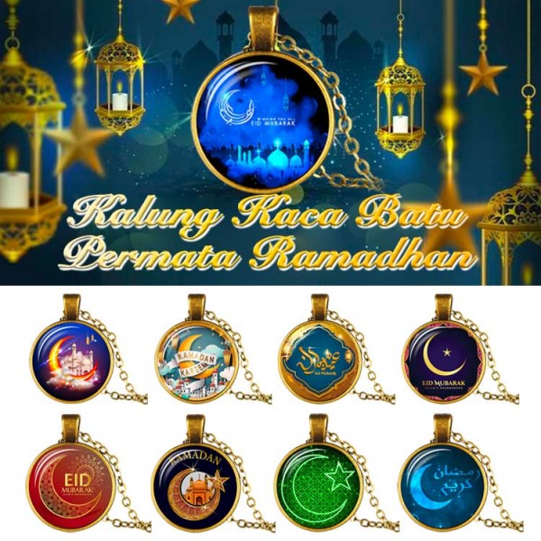 Kalung Kaca Batu Permata Ramadhan