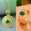 （90% dari pilihan pelanggan）Kalung + cincin zamrud  + Rp150.000 