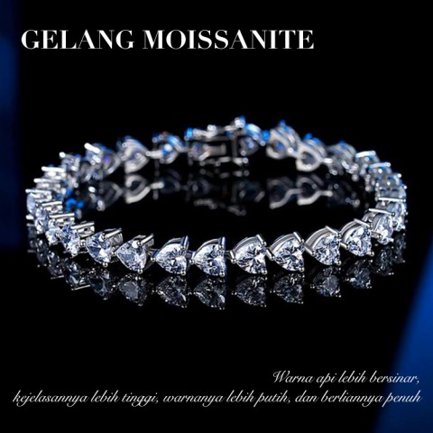 Set Perhiasan Moissanite-Hadiah terbaik