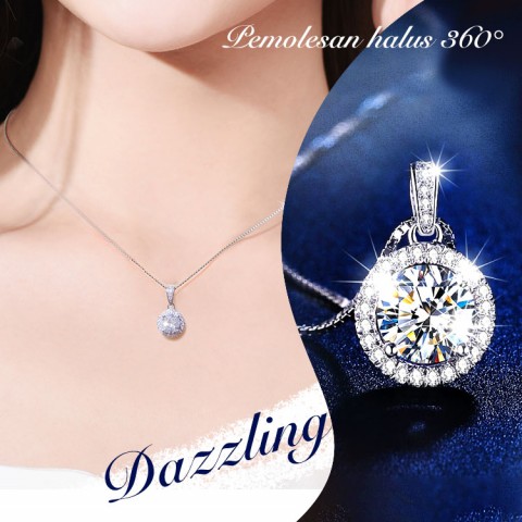 Set Perhiasan Moissanite-Hadiah terbaik