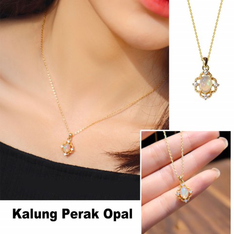 Set perhiasan Opal antik