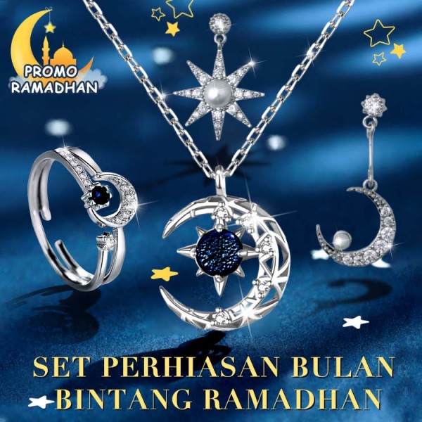 Set Perhiasan Bintang Bulan Ramadhan..
