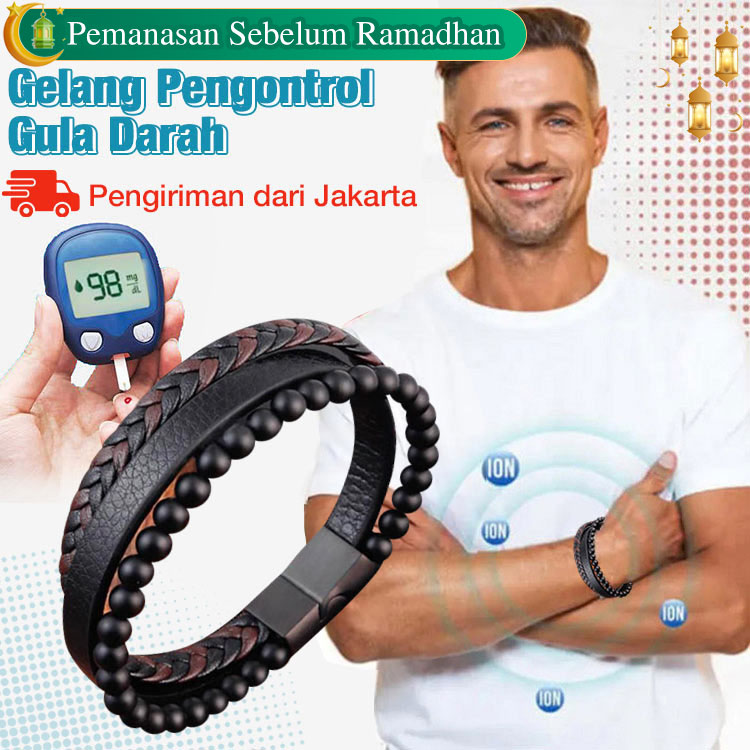 Promosi Ramadhan - Yang kedua hanya 130rb - Gelang Penurun Gula Darah Terapi Magnet Unisex - Pengiriman dari Jakarta