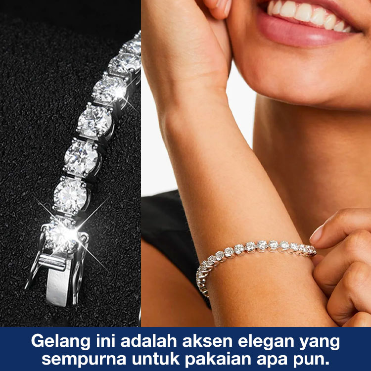 Promosi Ramadhan - Panjang gelang 8 inci. Kotak hadiah gratis. Bersertifikat GRA. Pengiriman dari Jakarta
