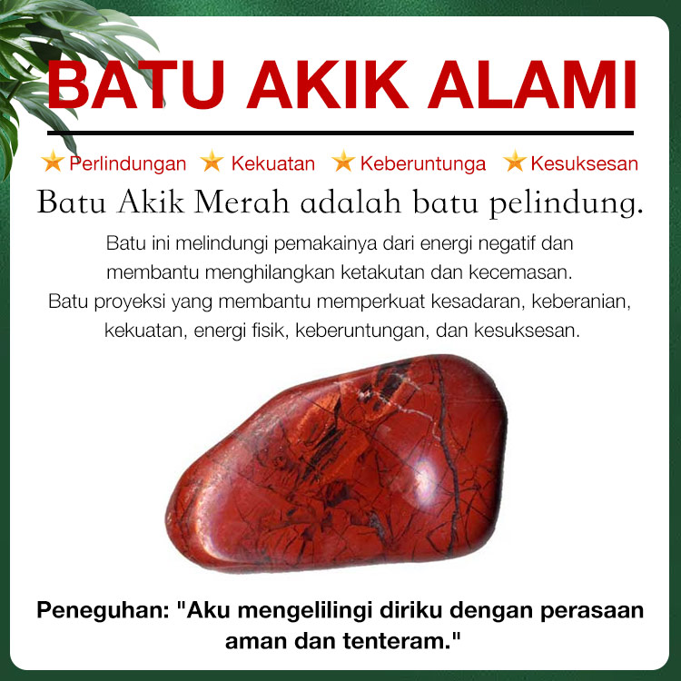 Spesial Tahun Baru - Gelang Skala Naga Api Pria - Batu Akik Alami Murni - simbol kekuatan, perlindungan, dan keberuntungan
