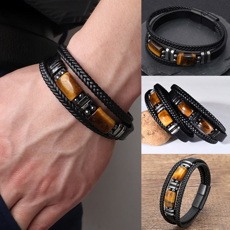 Promosi Ramadhan-Gelang Kulit Kepang Mata Harimau - Membawa kekayaan dan keberuntungan, mengusir energi negatif. Menstabilkan emosi, mengurangi kecemasan - Beli sekarang dapatkan kotak perhiasan gratis