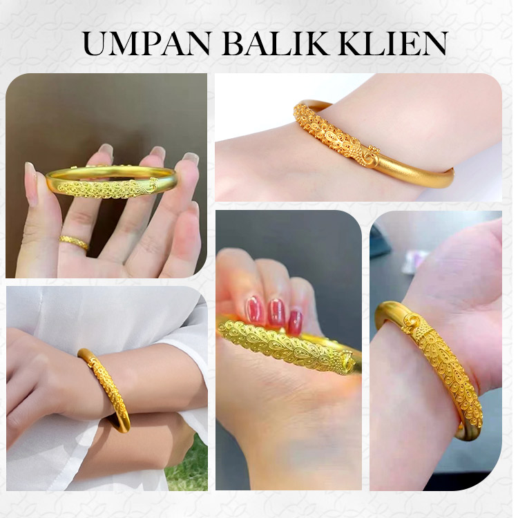 Gelang Emas Pasir Terbang Tenggara Merak