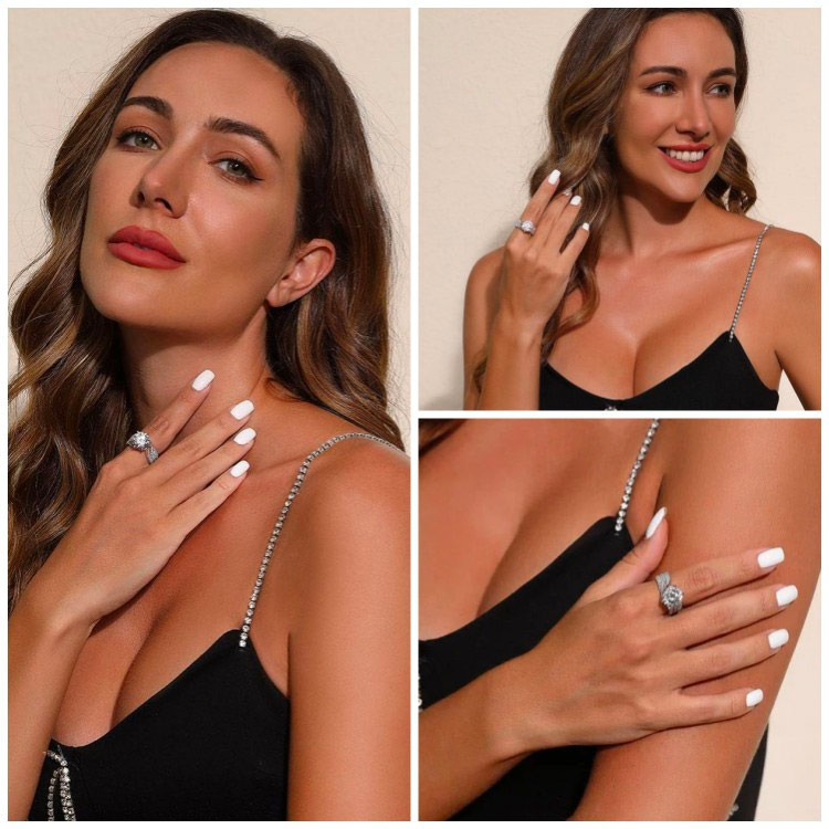 Promosi Ramadhan-Cincin Moissanite Super Flash 5 Karat - Gratis kotak kado. Bersertifikat GRA. Ukuran yang dapat disesuaikan. Pengiriman dari Jakarta