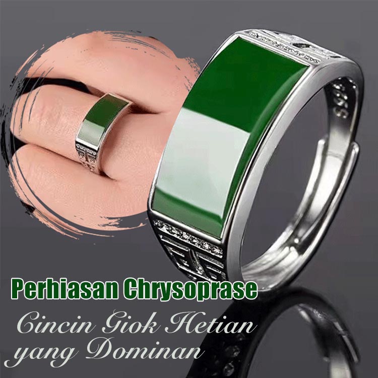 Cincin Giok Hetian yang Dominan