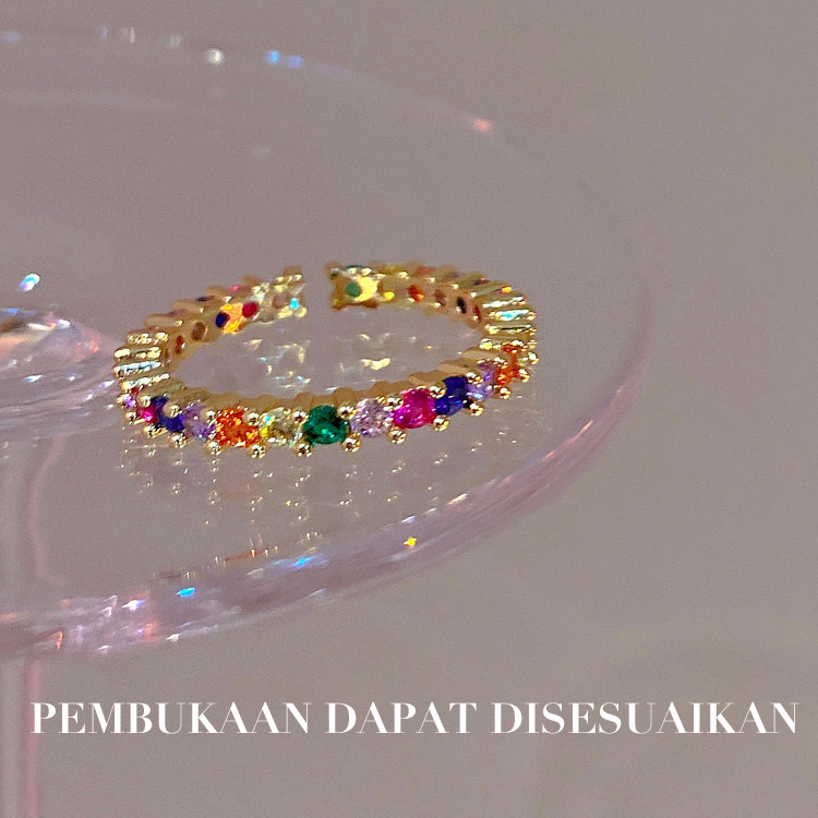 Perhiasan Zirkon Berwarna-warni