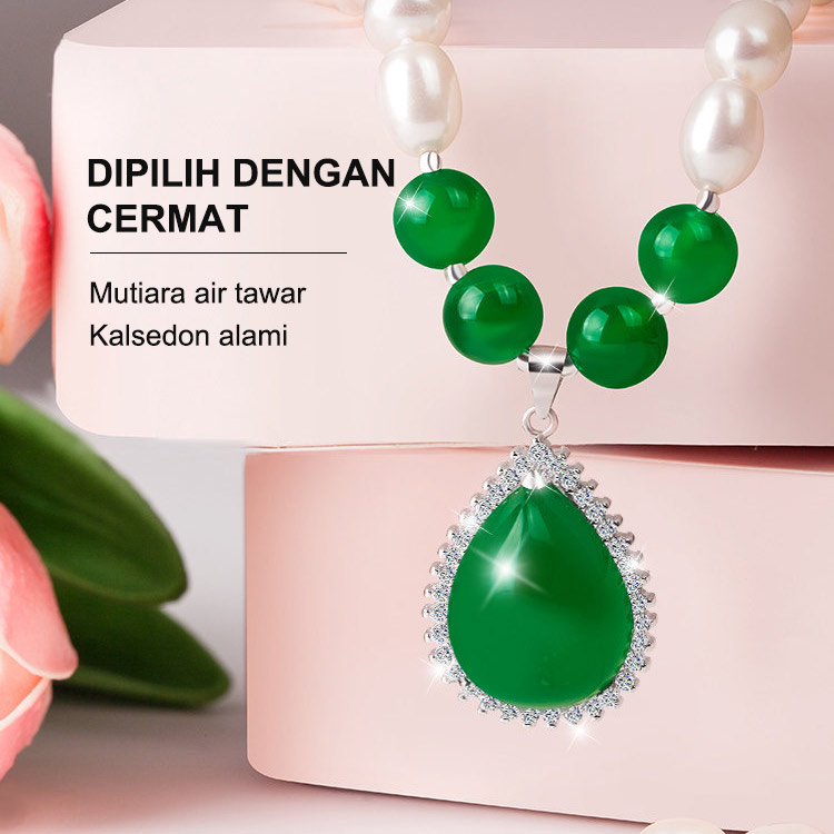 Set Perhiasan Mutiara Hari Ibu