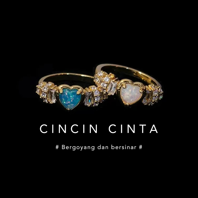 Set Perhiasan Opal Antik